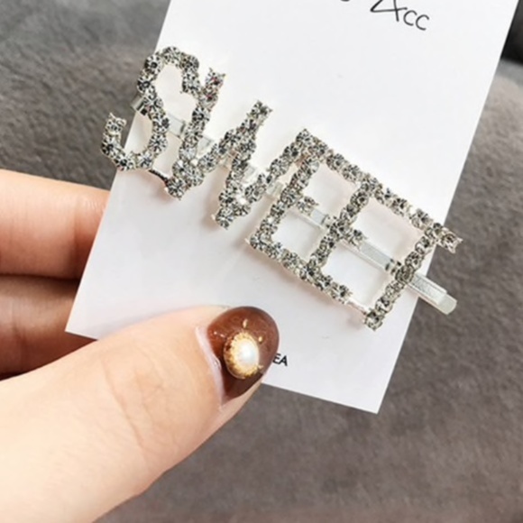 Accessories - Silver Sweet Rhinestone Hair Pin